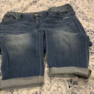 Chico's Denim Boyfriend Crop Jeans